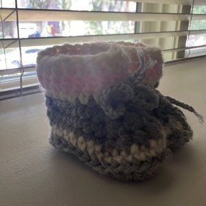 Knit moccasins